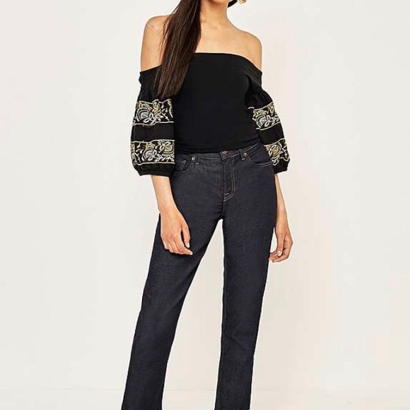 Free People Tops - Free People off the shoulder embroidered top